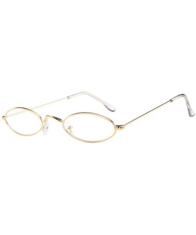 Vintage Slender Sunglasses Glasses - B - CI199SD2H0H $4.10 Oval