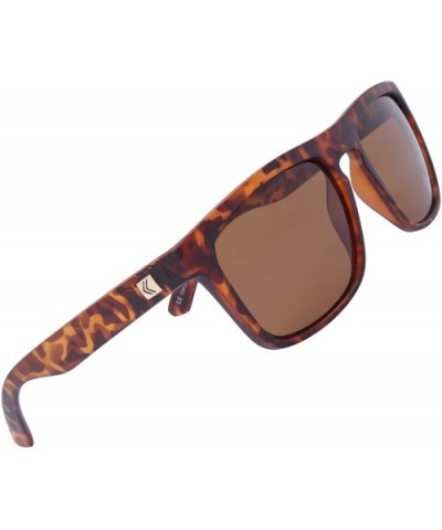 Calibrate Men's Casual Sporty Sunglasses- Wayfarer Style Keyhole Frame- 100% UV Protection Rectangular Lenses - CK197CSQZK6 $...