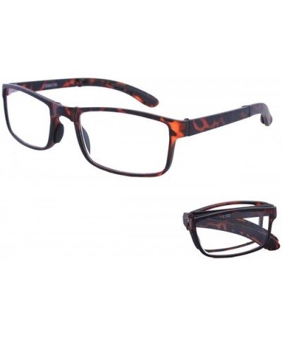 Pocket Folding Reading Glasses with Cases R1399SC (Matte Tortoise- 1.00) - CZ12GPL59HX $16.63 Rectangular