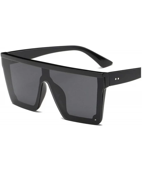 Oversized Sunglasses Men Vintage Driving Sun Glasses Women Flat Top Big Frame Sunglass Retro Eyewear UV400 - CZ199C9CWXI $30....