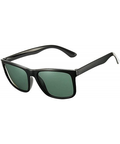 Unisex Polarized Sunglasses Classic Retro Sun Glasses- Unbreakable TR90 Frame - Black/G15 - C418L5S6MWH $13.50 Wayfarer