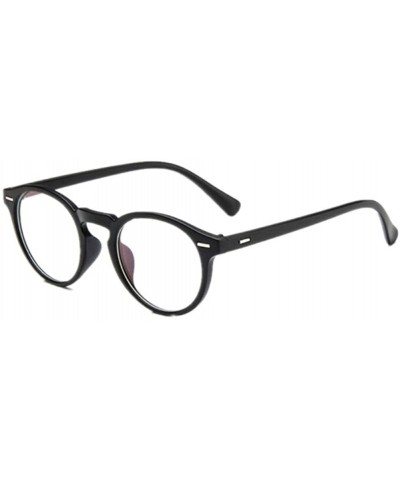 Men Retro Round Eyeglasses Frame Women Optical Glasses Frame Eyewear - Matte Black - C4183C94ROE $6.37 Rimless