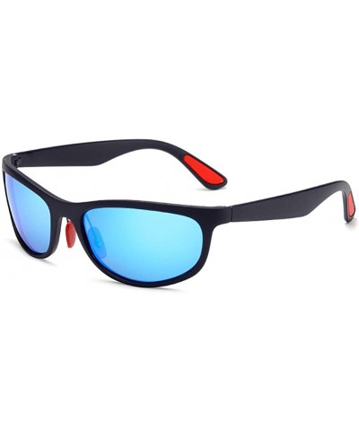Men's Driving Polarized Sunglasses Outdoor cycling sports glasses - Black - C418QW0RX2S $11.10 Square