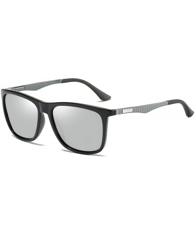 Ultra Lightweight Rectangular HD Polarized Sunglasses UV400 Protection for Men Women - F - C3197AZH97H $12.99 Sport