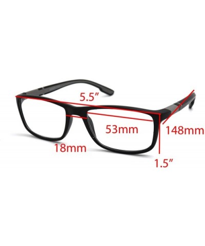 Soft Matte Black w/ 2 Tone Reading Glasses Spring Hinge 0.74 Oz - Z1 Matte Black Matte Grey - CW18SYQ7QA2 $17.81 Rectangular