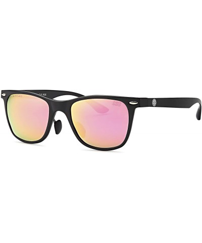 Premium HIC Pro- Aluminum frame - Unisex Polarized Fashion Sport Sunglasses SRF/QTW - Black - CM18YRK7U3N $39.23 Sport