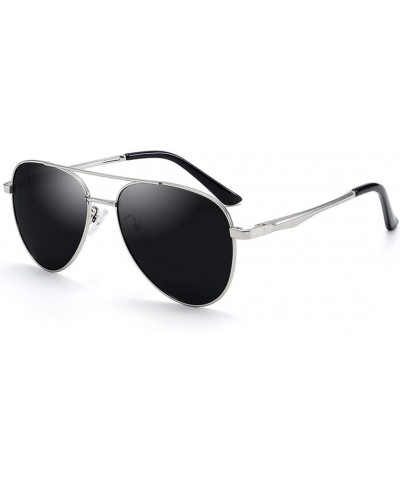 Sunglasses Polarized Tactical Glasses Aviator Mirrored Sun Glasses (Color A-6) - A-6 - CP199AXZSDH $21.88 Shield