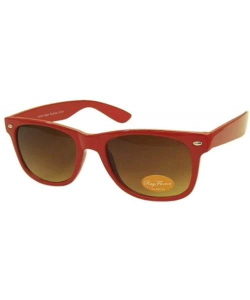 ICON Wayfare Sunglasses - Red - C6199TS30CZ $8.53 Wayfarer