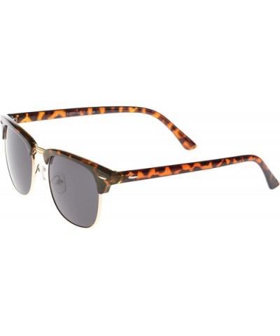 Soho Retro Square Fashion Sunglasses - Leopard-gold-black - CE12DXM954F $5.81 Wayfarer
