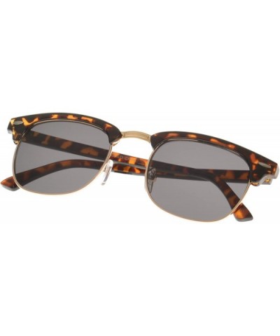 Soho Retro Square Fashion Sunglasses - Leopard-gold-black - CE12DXM954F $5.81 Wayfarer