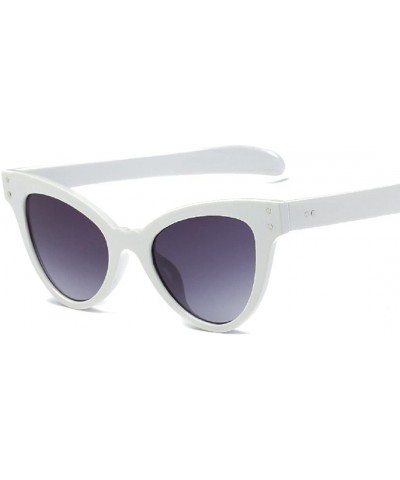 Women's Cat Eye Polarized Sunglasses Fashion Sunglasses UV400 - 6 - CK1836IT3WE $3.61 Semi-rimless