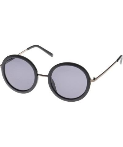 Established Oval Fashion Sunglasses - Black - CZ11O10G1F5 $7.28 Wayfarer