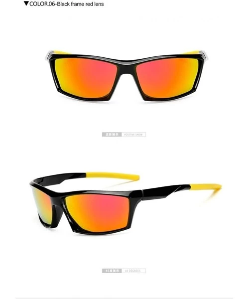 Men Polarized Goggles Sunglasses Rectangle Men Sport Outdoor Sunglass Mens Glasses UV400 Driving Glasses - C9199OHWCXN $7.31 ...