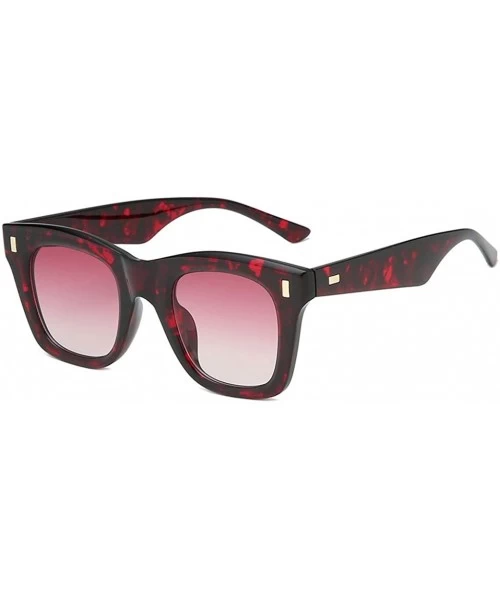 Women's Oversize x Sunglasses Mask Sunglasses Integrated Square Width Glasses Oversize - C - C818Q7Q0OST $5.48 Semi-rimless