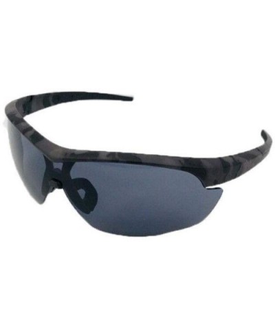 Men's SR1015 Sportwrap Sunglasses - CA18H5HUOLA $15.18 Semi-rimless