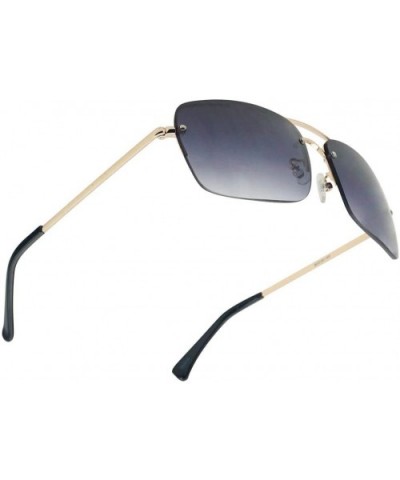 Gradient Readers Strength Sunglasses Gunmetal - Gold Frame - Black Gradient - CH18U359IHT $15.21 Rectangular