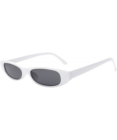 Retro Vintage Clout Goggles Unisex Sunglasses Rapper Oval Shades Grunge - 6193f - CK18RR2LNLR $4.62 Goggle