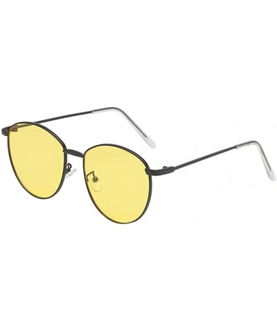 Retro Small Round Polarized Sunglasses-Polarized Sunglasses for Men and Women-Small Circle Sunglasses - CE196SI7K52 $6.10 Sem...