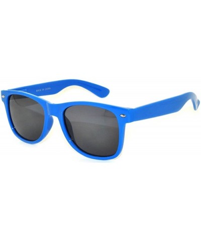 Vintage Style Sunglasses - Dark Lenses Blue Pastel - CO116DSC4QD $6.33 Wayfarer