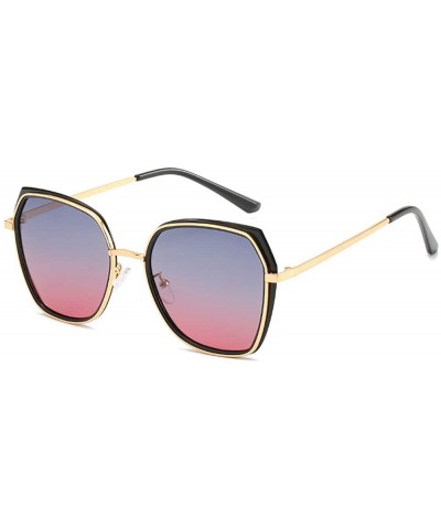 Glasses Fashion Sunglasses With The Same Type Of Delicate All-In-One Polarized Sunglasses Women - CB18TILR3L2 $9.53 Goggle