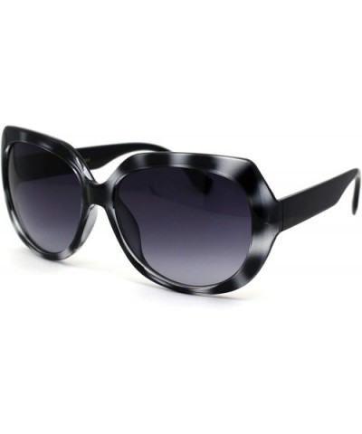 Womens Mod Butterfly Chic Designer Fashion Sunglasses - Black Tortoise Smoke - CK19600G3OK $5.50 Butterfly