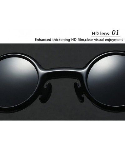 Retro Sunglasses Women Ladies Round Eyewear Great Shades Comfort Protection - Gray - CJ18GK7Y7A2 $9.19 Wayfarer
