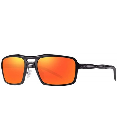 Aluminum Magnesium Polarizing Sunglasses Sports Sunglasses Men's Riding Glasses - B - CX18Q06W8AS $27.47 Aviator