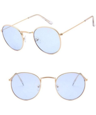 Round Retro Sunglasses Women Luxury Brand Glasses Women/Men Small Mirror Oculos De Sol Gafas UV400 - C2197A2IIC8 $20.45 Round