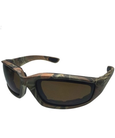 1 Pc Camouflage Foam Padded Sunglasses Real Motorcycle Mossy Tree Oak Sport - Choose Color - Brown - CQ18NDDNNTM $12.95 Sport